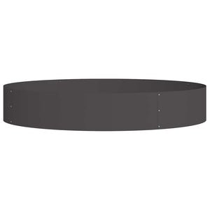 Pflanzenring Schwarz Stahl 120x120x20cm