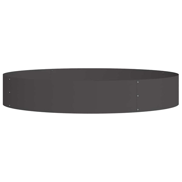 Pflanzenring Schwarz Stahl 120x120x20cm