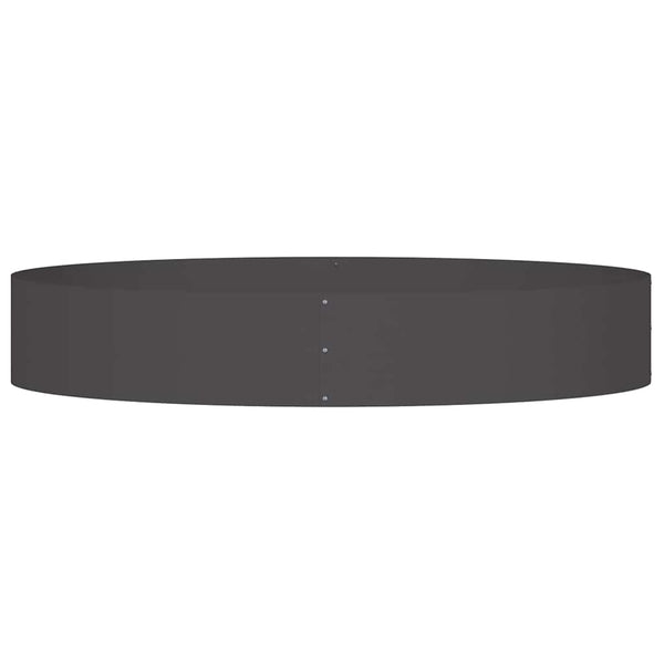 Schwarzer Pflanzenring, 5er-Set, 120x120x20 cm