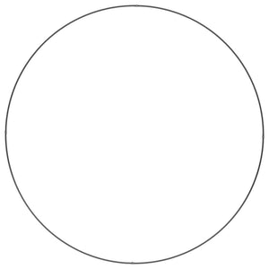 Schwarzer Pflanzenring, 5er-Set, 120x120x20 cm