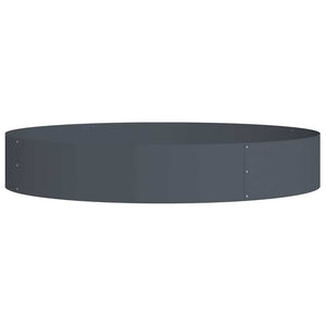 Pflanzenring Anthrazit Stahl 120x120x20cm
