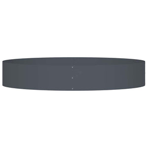 Pflanzenring Anthrazit Stahl 120x120x20cm