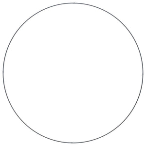 Pflanzenring Anthrazit Stahl 120x120x20cm