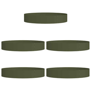 Pflanzenring Olive Grün 5er Set