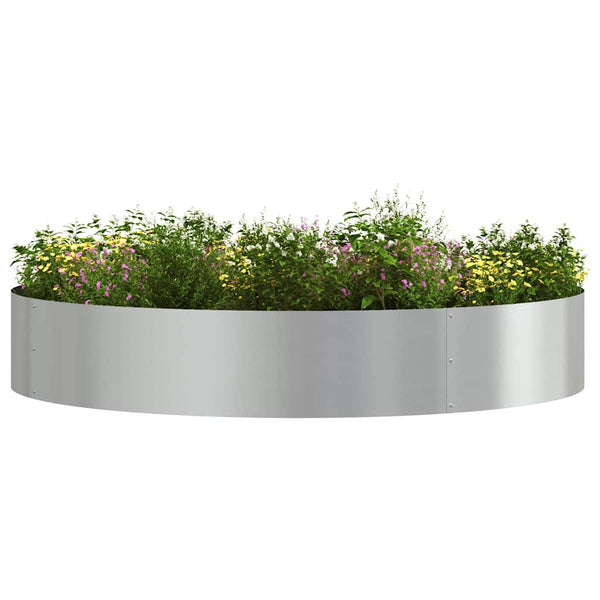 Pflanzenring Silber 120x120x20cm Verzinkt