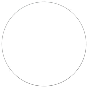 Pflanzenring Silber 120x120x20cm Verzinkt