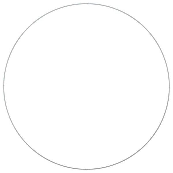 Pflanzenring Silber 120x120x20cm Verzinkt