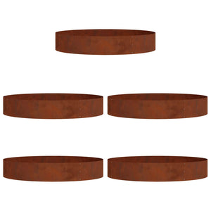 Pflanzenring 5er Set Braun 120x20cm