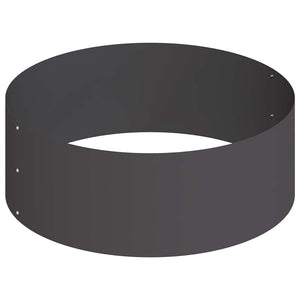 vidaXL Jardinière de jardin Noir 90 x 90 x 20 cm Acier laminé à froid