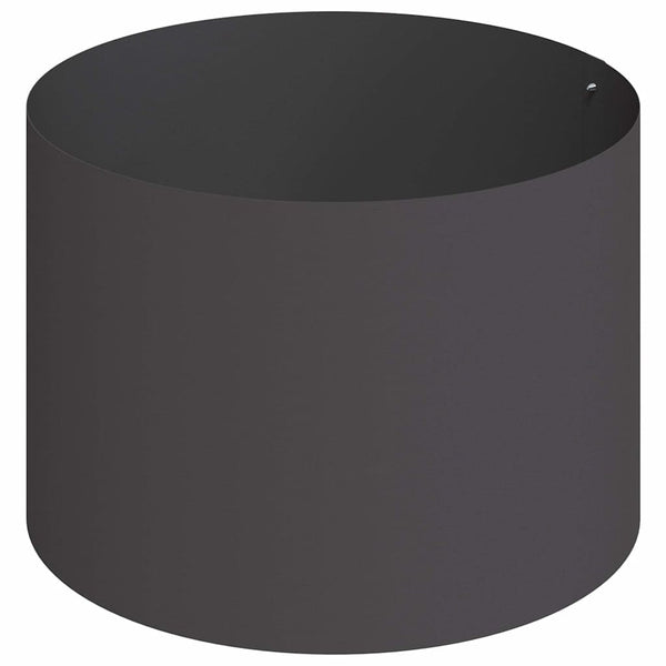 vidaXL Jardinière de jardin Noir 90 x 90 x 20 cm Acier laminé à froid