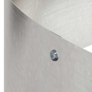 Edelstahl Pflanzgefäß Silber 90x90x20cm