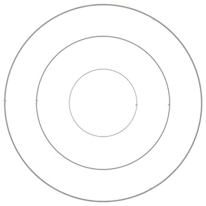 Silbernes Garten-Pflanzgefäß 90x90x20cm