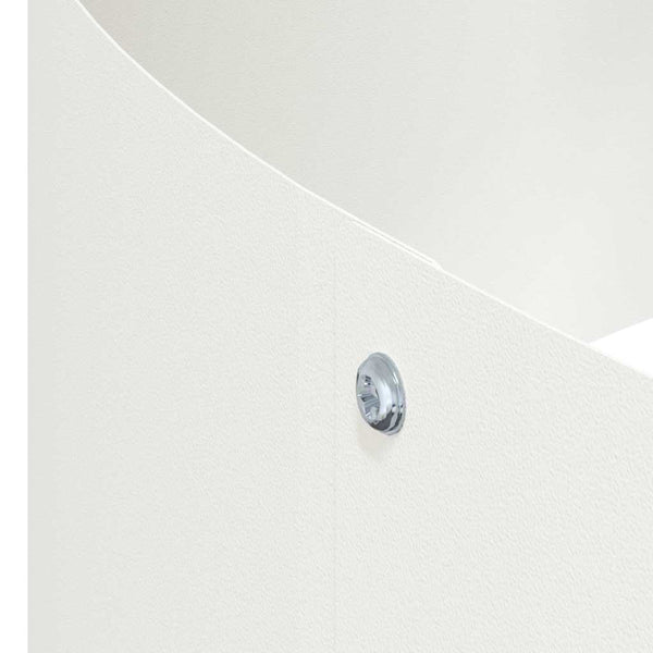 Weißes Garten-Pflanzgefäß 120x120x20cm