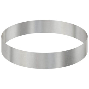 Edelstahl Pflanzgefäß Silber 120x120x20cm