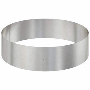 Edelstahl Pflanzgefäß Silber 120x120x20cm