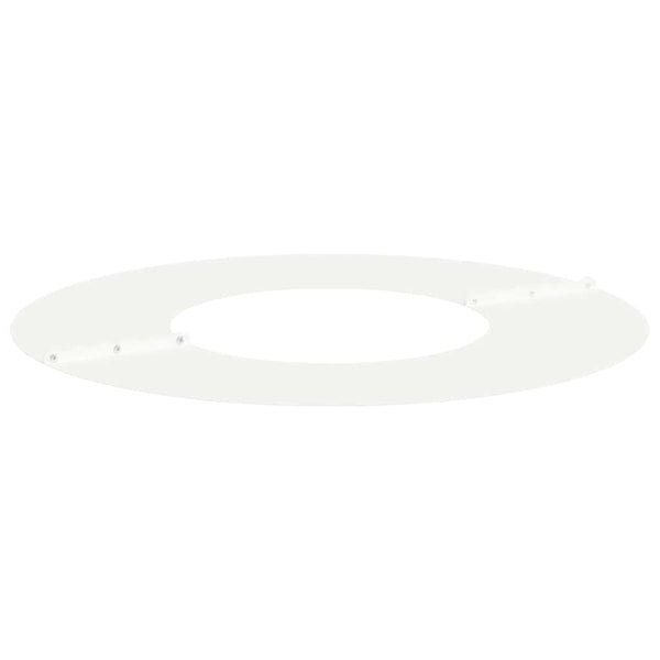 Baumring Weiß Stahl Ø30-60cm