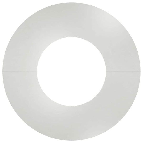 Baumringe Flach Edelstahl Silber Ø30-60cm 5er Set
