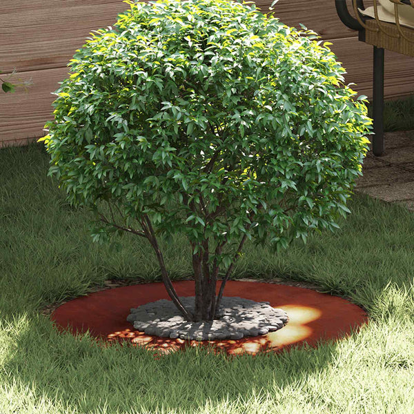 Baumringe, flach, braun, Ø30/60cm, 5er-Set