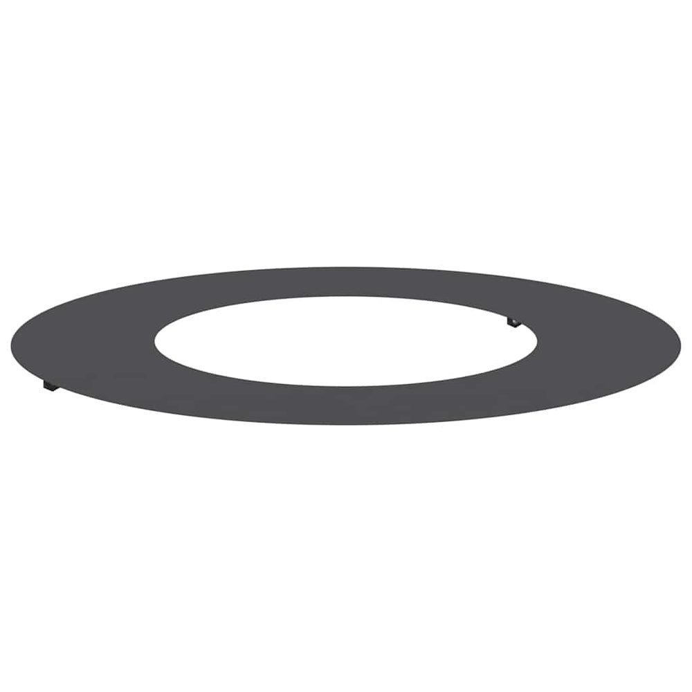 Baumring Flach Stahl Schwarz Ø40/70 cm
