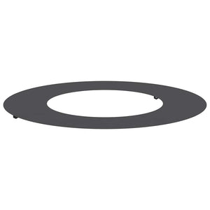 Baumring Flach Stahl Schwarz Ø40/70 cm