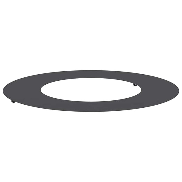 Baumring Flach Stahl Schwarz Ø40/70 cm