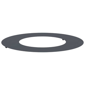 Baumring Flach Anthrazit Stahl Ø40/70cm