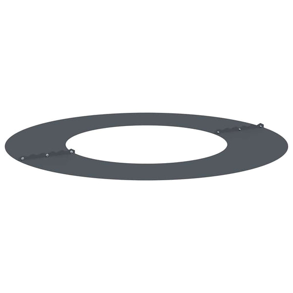 Baumring Flach Anthrazit Stahl Ø40/70cm