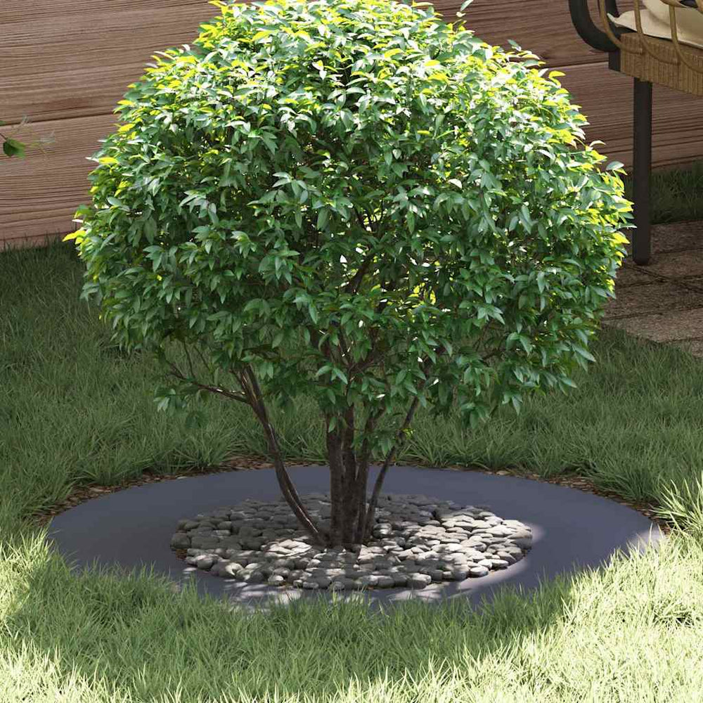 Baumringe für flache Bäume, 5 Stk., Anthrazit, Ø40/70 cm