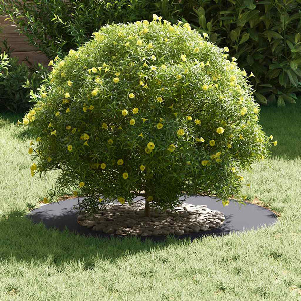 Baumringe für flache Bäume, 5 Stk., Anthrazit, Ø40/70 cm