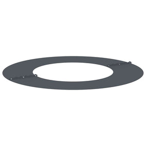 Baumringe für flache Bäume, 5 Stk., Anthrazit, Ø40/70 cm