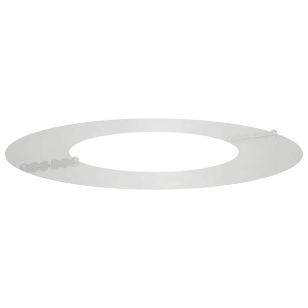 Baumring Flach Silber Ø40-70cm Edelstahl