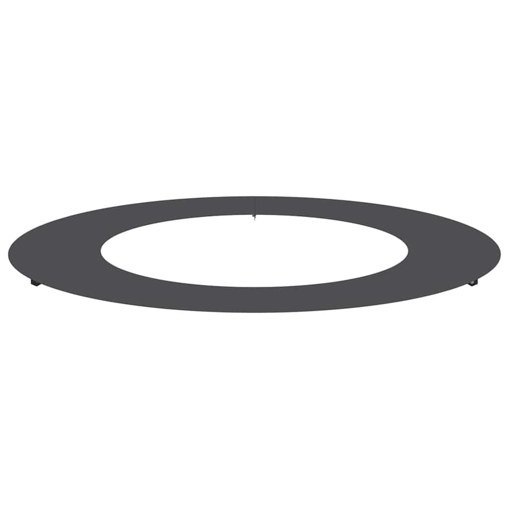 Baumring Schwarz Stahl Ø50/80 cm