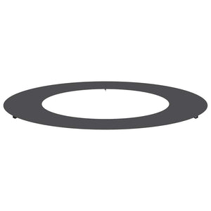 Baumring Schwarz Stahl Ø50/80 cm