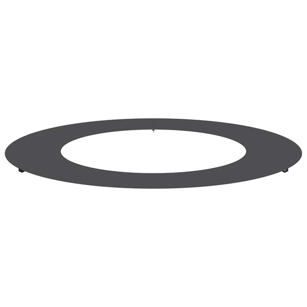 Baumring Schwarz Stahl Ø50/80 cm