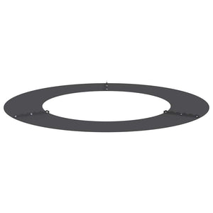 Baumring Schwarz Stahl Ø50/80 cm