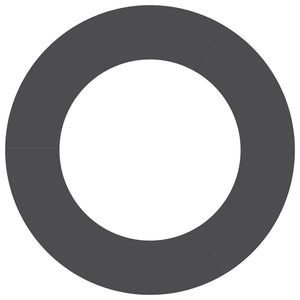 Baumring Schwarz Stahl Ø50/80 cm