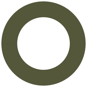 Baumring Flach Olivgrün Ø50/80cm Stahl