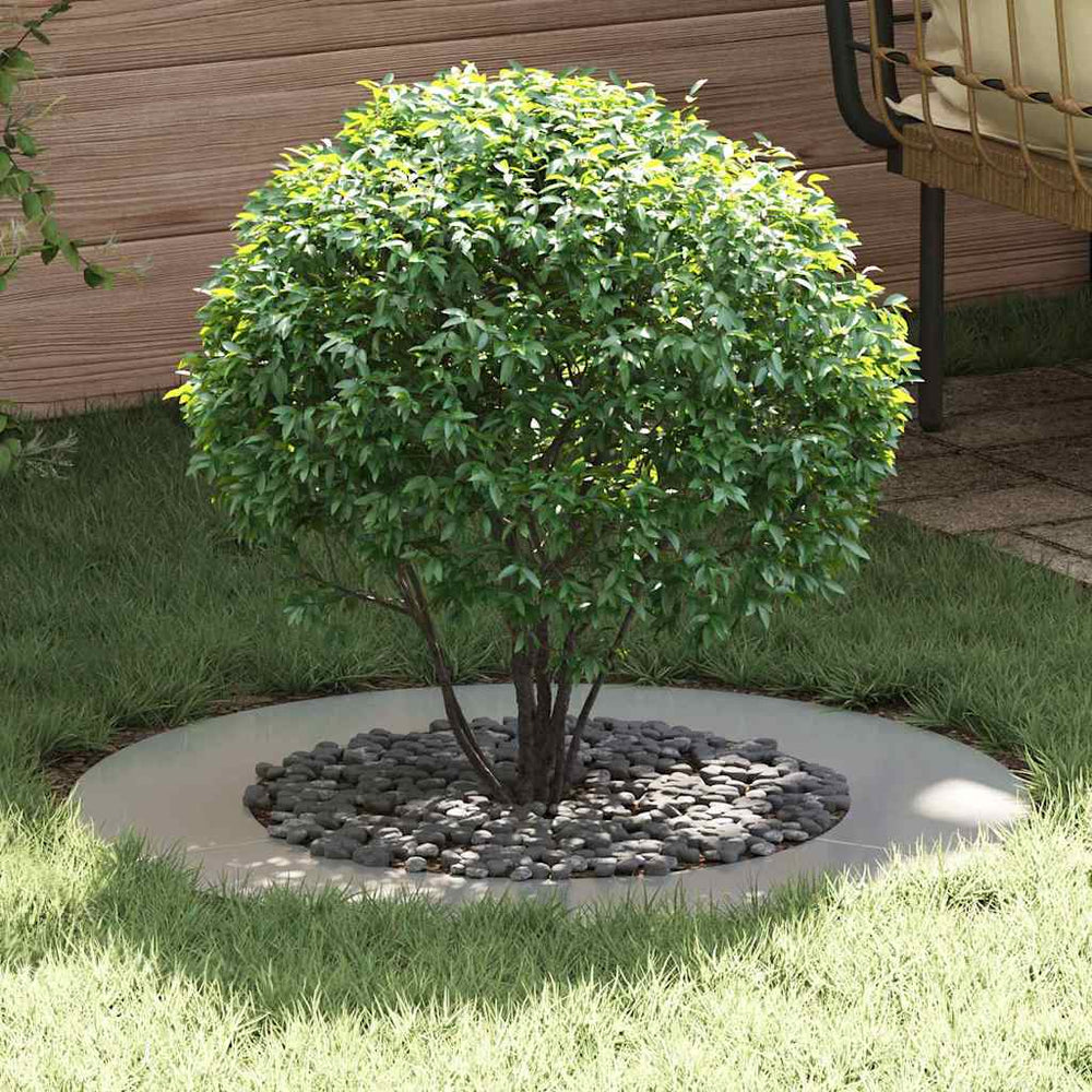 Baumringe Flach Silber Ø50/80cm 5er Set