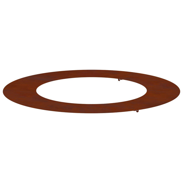 Baumring Flach Braun Ø50/80cm Wetterfeststahl