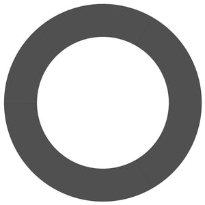 Baumring Flach Stahl Schwarz Ø60-90cm