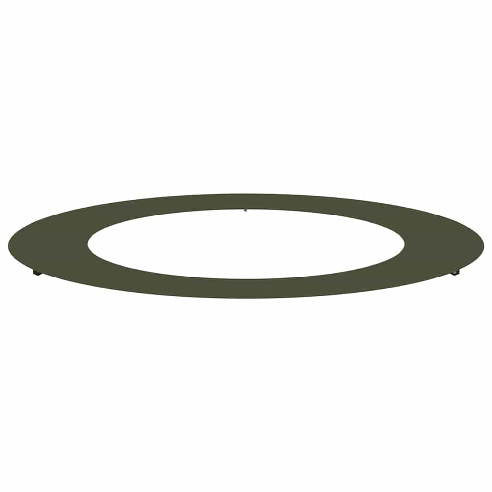 Baumring Flach Olivgrün Ø60/90 cm Stahl