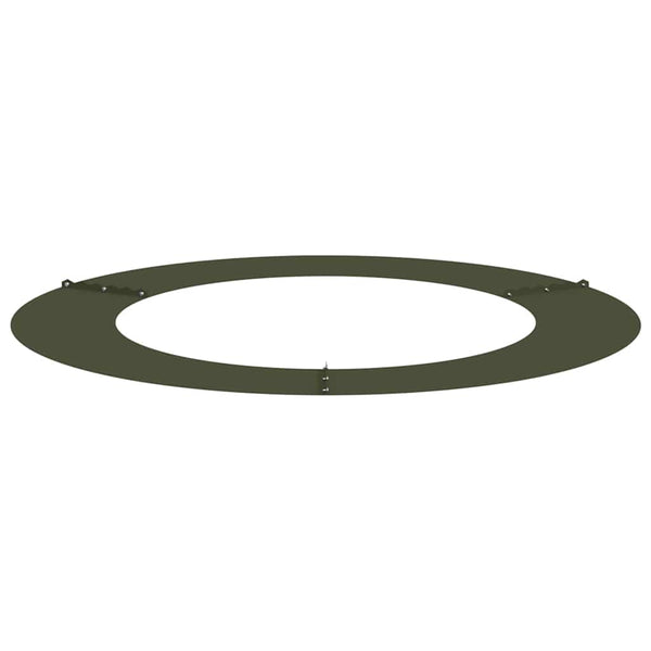 Baumring Flach Olivgrün Ø60/90 cm Stahl