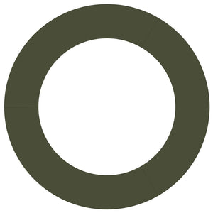 Baumring Flach Olivgrün Ø60/90 cm Stahl