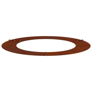 vidaXL convient aux anneaux de protection pour arbres plats 5 pcs Marron Ø60 / 90 cm