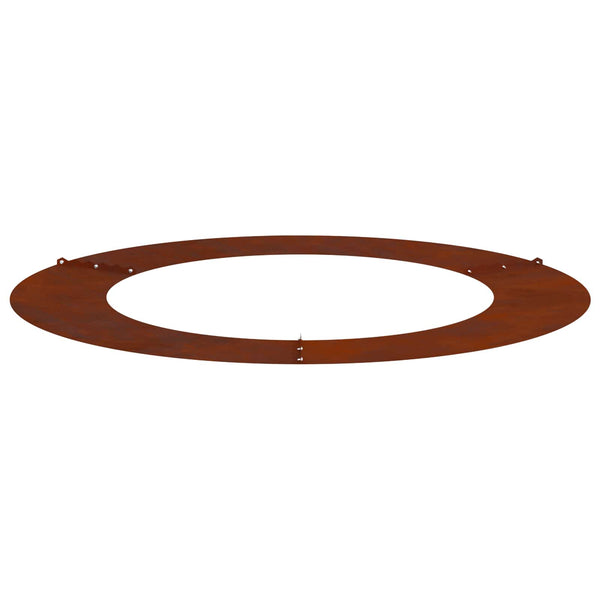 vidaXL convient aux anneaux de protection pour arbres plats 5 pcs Marron Ø60 / 90 cm