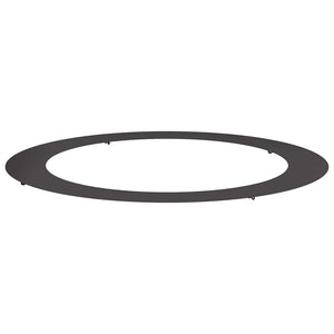 Baumring Schwarz Stahl Ø90/120cm