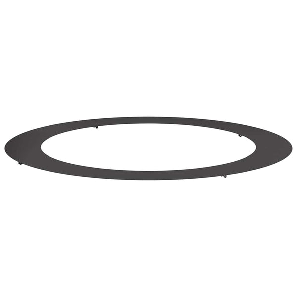 Baumring Schwarz Stahl Ø90/120cm