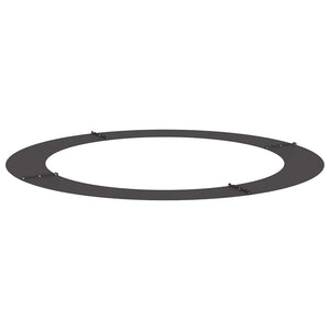 Baumring Schwarz Stahl Ø90/120cm
