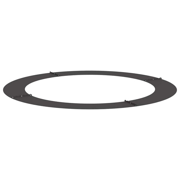 Baumring Schwarz Stahl Ø90/120cm