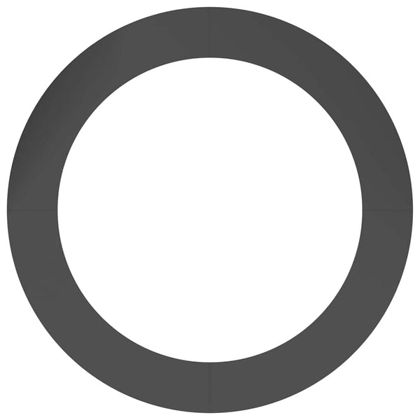 Baumring Schwarz Stahl Ø90/120cm